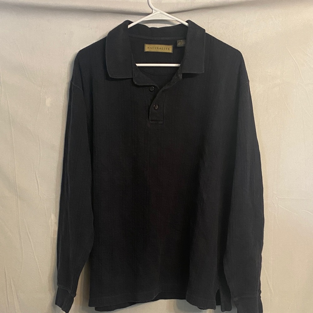 NATURAL LIFE Mens Dark Grey Sweater